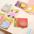 thumbnail image 3 of Baohd Cute Animal Sticky Notes Kawaii Removable Notepad Student School Supply Bookmark Memo Sticker Pupils Children Party Bags Filler Frog, 3 of 9