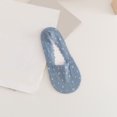 thumbnail image 2 of WEAIXIMIUNG Chaussettes pour Femmes Invisibles Blanches Chaussettes Doublure pour Femmes Coupe Basse Non Chaussettes de Cheville Chaussettes Coussinées Cachées pour Chaussures Plates Bateau, 2 of 7