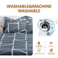 thumbnail image 4 of Wzzjkit Queen Comforter Set - Bed in a Bag Queen Size 3 PCS, Washable Soft King Size Comforter Set for All Seasons, Bedding Set with Sheets, Pillowcases, 4 of 6