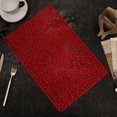 thumbnail image 3 of Gkeoshab Placemat Rectangular Flower PVC Placemat Home Daily Table Decoration PVC Hot Gold Placemat Triangle Home & Garden, 3 of 4