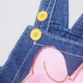 thumbnail image 4 of KIDSCOOL SPACE Baby Summer Cotton Denim 3D Rabbit Soft Shorts Overalls, 4 of 5
