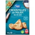 thumbnail image 1 of Croustilles de naan sel de mer Great Value, 1 of 5