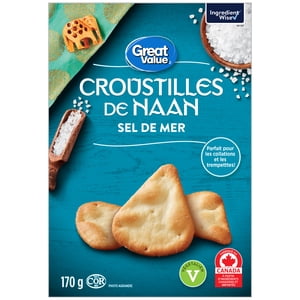 Great Value Sea Salt Naan Crisps