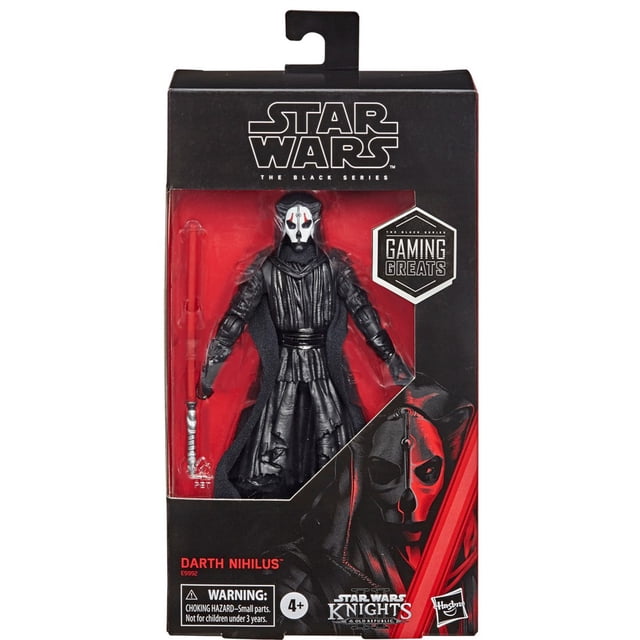 Star Wars Les Noirs Series Gaming Greats 6 Tableau d'action de pouce - Darth Nihilus Nouveau tirage