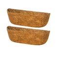 thumbnail image 1 of Mefallenssiah 2Pack Hanging Basket Coconuts Fiber Planter Inserts Replacement Liner for Flower Pot, 1 of 2