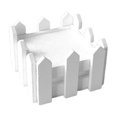 thumbnail image 2 of Wooden Picket Fence Flower Pot, Home Decoration Flowerpot, Versatile Flower Arrangement Container, 1Pcs Fence Decoration Wooden Boxes for Flower, DIY Floral Flowerpot 3.9x3.9x2.75 In, 2 of 7