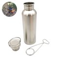 thumbnail image 1 of Stainless Camping Bottle Stainless Steel Bottle with Pothook Smooth Stainless Water Bottle Large Boiling Water Bottle Heat Resistant Boiling Drinking Bottle for Outdoor, 1 of 9