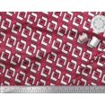 thumbnail image 2 of Soimoi Viscose Chiffon Fabric Square & Floral Block Printed Fabric 1 Yard 42 Inch Wide, 2 of 2