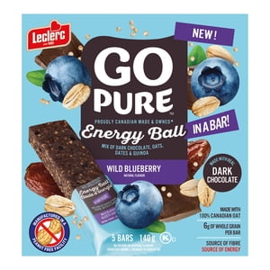 GO PURE ENERGY BALL BAR BLUEBERRY