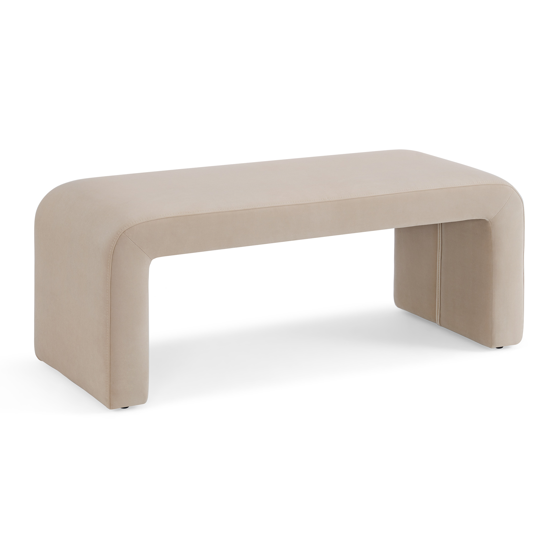 Better Homes & Gardens Juliet Velvet Banc, Beige