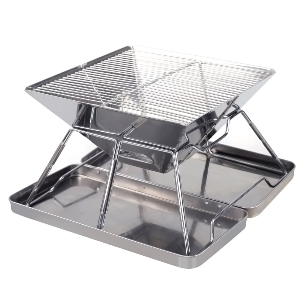 Mistaha Portable Stainless Steel BBQ Grill for Outdoor and Indoor Use