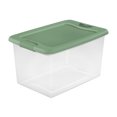 thumbnail image 1 of Sterilite 64 Quart Latching Storage Container Tote, Crisp Green (18 Pack), 1 of 9