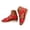 Rouge, variante sur Sandales Compensées Espadrilles pour Femmes en Similicuir Décontractées à Enfiler Sandales à Plateforme Semelle Souple Antidérapantes Respirantes Chaussures de Plage Rouges Taille 6