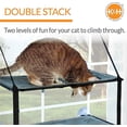 thumbnail image 3 of Rebord de fenêtre Kitty à double pile K&H EZ Mount, gris, 3 of 8