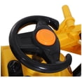thumbnail image 4 of HOMCOM Bulldozer Jouet à Chevaucher avec Seau, Klaxon, Volant, Rangement, Tout-Petits de 3 Ans, Jaune, 4 of 8