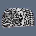 thumbnail image 4 of Bonnet d'Hiver Doux Mode Chaud Zèbre Vache Léopard Imprimé pour Femmes, 4 of 7