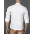 thumbnail image 4 of zdhoor Unisex Mens Womens Double-Breasted Chef Coat Cooks Jacket Chef Works Kitchen Cooking Uniform White Long Sleeve L, 4 of 7