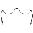thumbnail image 3 of HSHDLDF Lunettes de Lecture Demi-Monture Rétro en Alliage pour Hommes, Lot de 2 Lunettes Demi-Monture Élégantes et Fines avec Pochette, 3 of 6