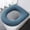 E, variant on Thickened Knitted Toilet Seat Cover - Washable, Non-Slip Design, Warm Cushion for Winter, Acrylic Material, Fits Standard Toilets