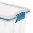 thumbnail image 3 of Sterilite Grand Bac de Rangement 20 Qt avec Couvercles à Loquet, (Lot de 12), 3 of 4