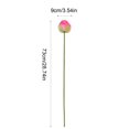 thumbnail image 3 of Linnome Artificial Lotus Flower Spring Summer Decor Realistic One Stem Fake Lotus for Living Room Pond Decoration Z3-Hot Pink, 3 of 6