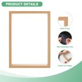 thumbnail image 2 of 2-Pack Dried Flower Frame, 8 x 12 Inch Double Acrylic Wooden Dried Flower Photo Floating Frame [Wood Color], 2 of 7