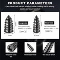 thumbnail image 2 of 40 Pcs Tire Repair Rubber Nail, Tire Repair Nail Tire Repair Rubber Screws Fast Tool Self-Service Tire Repair Nail Vacuum Suitable for Car Motorcycle Jeep Tire Puncture Repair, 2 of 6