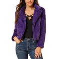 thumbnail image 1 of INSPIRE CHIC Manteau Court d'Hiver pour Femme, Mode, Ample, en Fausse Fourrure, 1 of 6