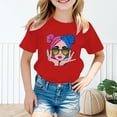 thumbnail image 2 of TZEWGL Tees For Child Graphic Printing Round Neck Short Sleeve Clothes For Girls Boys size 13-14T, 2 of 5