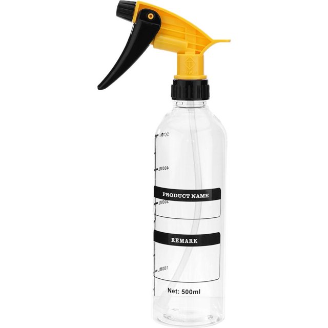 500ml Transparent Adjustable Spray Bottle, Car Detailing Sprayer, Multipurpose Cleaning Tool for Auto Home & Garage