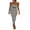 Navy Stripes, variant on Gupgi Women Strapless Knitted Dress Summer Off Shoulder Striped Cutout Midi Bodycon Dresses