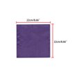 thumbnail image 3 of INSPIRE CHIC Men's Pocket Square Solid Color Handkerchiefs Self-folded For Wedding Party Dark Purple One Size, 3 of 4