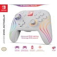 thumbnail image 1 of Afterglow™ Wave Wireless RGB Gaming Controller - Nintendo Switch™, Nintendo Switch™ Lite, & Nintendo Switch™ - OLED Model, Nintendo Switch™ 2, LED Lighting, Rechargeable Battery - White, 1 of 9
