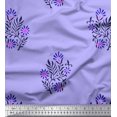thumbnail image 1 of Soimoi Rayon Fabric Leaves & Floral Block Decor Fabric Printed Yard 56 Inch Wide, 1 of 3