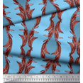 thumbnail image 3 of Soimoi Poly Georgette Fabric Stripe & Ogee Damask Print Sewing Fabric Yard 52 Inch Wide, 3 of 3
