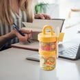 thumbnail image 4 of Yhmxh Simples Student Breakfast Yogurt Salad Cup Double Layer Handy Cup With Lid And Spoon Portable Takeaway Fats Loss Light Diet Cups Kitchen Essentials Home and Kitchen Kitchen Tools, 4 of 6