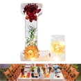 thumbnail image 2 of Binwennn Motion Sensing Light Rose And Resin Night Lamp Handmade Floral Night Light Floral Resin Night Light Letter Floral Resin Night Light Flower Resin Letters With LED Light Floral Resin Letter, 2 of 3
