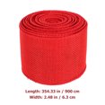 thumbnail image 3 of Shisuyan Ruban de Couronne Ruban de Tissage Polyester Rouge Lot de 1 35.4x2.5in, 3 of 9
