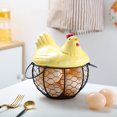 thumbnail image 2 of Home Textile Storage Fruit Container Storage Holder Ceramic Eggs Organizer Kitchen Tools & Home Improvement, 2 of 3