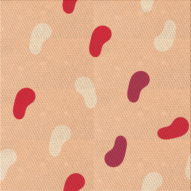 Ahgly Company Tapis d'Intérieur Lavable en Machine Carré Transitionnel Orange Pastel, 5 Pieds Carré