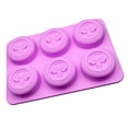 thumbnail image 3 of Fankiway 6 Round Bee Soap Mold Silicone Mold Cake Mold Chocolate Mold, 3 of 6