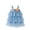 Blue, variant on Toddler Baby Girl Princess Dress Summer Sleeveless Layered Tulle Dress Girls Party Dresses with Floral