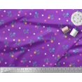 thumbnail image 2 of Soimoi Poly Georgette Fabric Aster Floral Print Sewing Fabric Yard 52 Inch Wide, 2 of 3