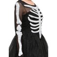 thumbnail image 4 of Women's Skeleton Beauty Plus Size Costume, 4 of 4