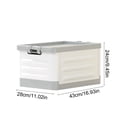 thumbnail image 3 of EGNMCR Home Decor, Room Decor, Wall Decor Living Room Storage Box With Wheels Foldable Trolley Book Box Toy Classroom Storage Box Clothes Home Storage Box P lastic storage b ox, 3 of 6