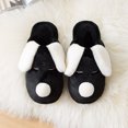 thumbnail image 3 of Winter Slides Unisex Non-skid Fuzzy Cute Dog Ear House Sandals Slip on Slippers, 3 of 10