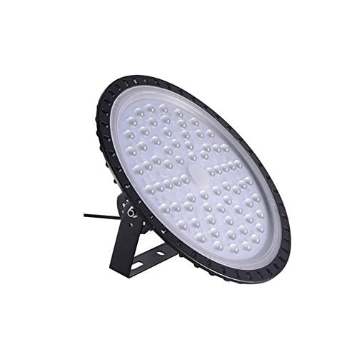 300W UFO LED High Bay Light lamp Factory Warehouse Industrial Lighting 30000 Lumen 6000-6500K IP54 Warehouse LED Lights- High Bay LED Lights- Commercial Bay Lighting for Garage Factory Workshop Gym