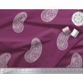 thumbnail image 2 of Soimoi Rayon Fabric Paisley Block Fabric Prints by Yard 56 Inch Wide, 2 of 3