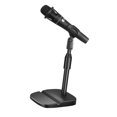 thumbnail image 2 of Upgraded Desktop Microphone Stand,  Mic Stand Desk Adjustable Prevent Slip Table Mic Holder with Phone Tablet Slot for Live Streaming Karaoke, 2 of 8