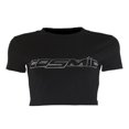 thumbnail image 1 of MesaSe Femmes Sexy Été Crop Tops Lettre Imprimé Manches Courtes O-Cou Base T-Shirt, 1 of 9
